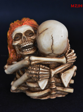 万圣节礼品陶瓷装饰情侣