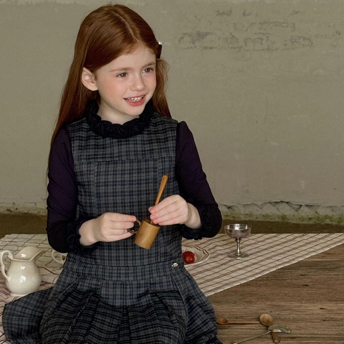 女童针织舒适内搭打底衫2025秋季韩系新款儿童花边领针织打底衣,淘宝优惠券,粉丝福利购,淘宝优惠卷