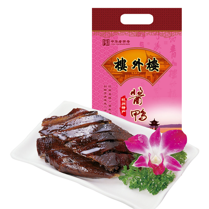 楼外楼杭州酱鸭酱板鸭肉食熟食咸鸭卤鸭零食杭州特产老字号300g,淘宝优惠券,粉丝福利购,淘宝优惠卷