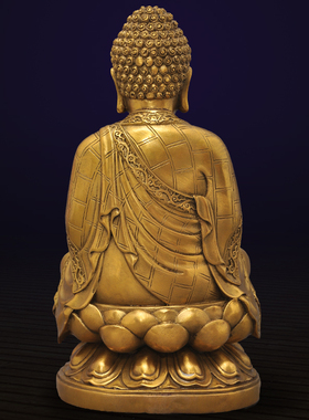黄铜摆件观音菩萨佛像工艺品