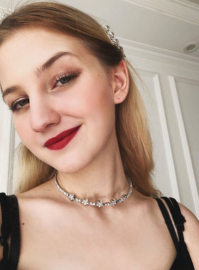 欧美冬季新款miu项圈女婚礼颈圈