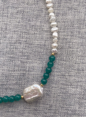 欧美天然石不规则巴洛克珍珠