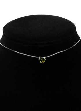 抖音红宝石隐形透明鱼线锁骨链