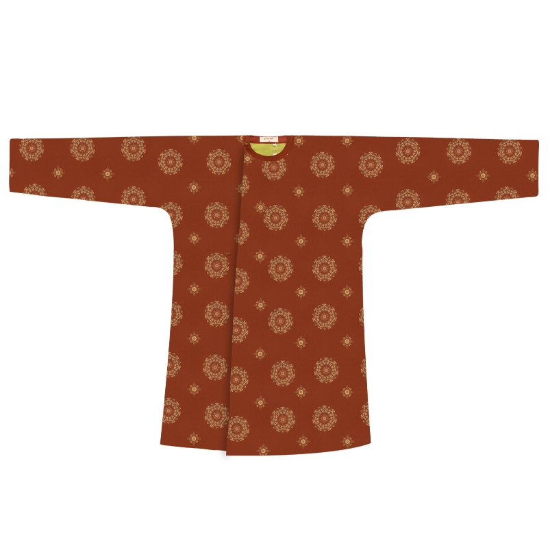 楚汉灵韵唐制汉服圆领袍复原款汉服男情侣款CP男女同款汉服现货-图3