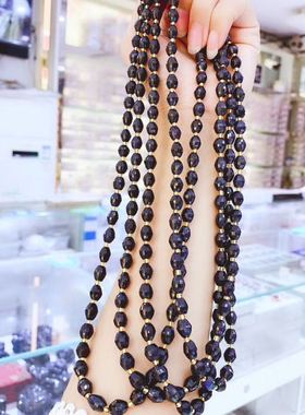 山东无烧手工串珠锁骨链送证书