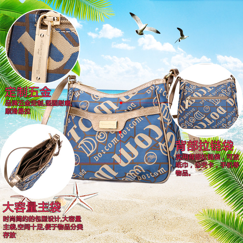 欧美新款百搭妈妈帆布包x18斜挎包 盛装舞步女士包袋