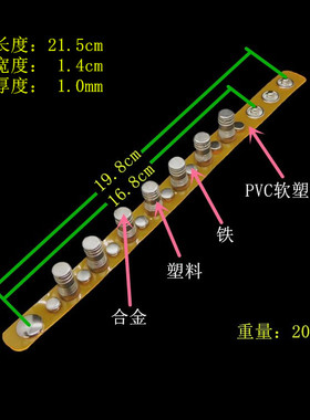 圆台螺丝扣桔黄橙色半透明窄手链