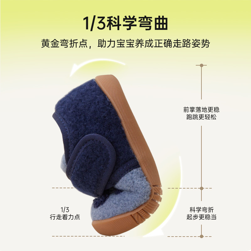 【新品】papa爬爬冬季宝宝学步鞋魔术贴男女儿童卡通防滑保暖鞋子,淘宝优惠券,粉丝福利购,淘宝优惠卷