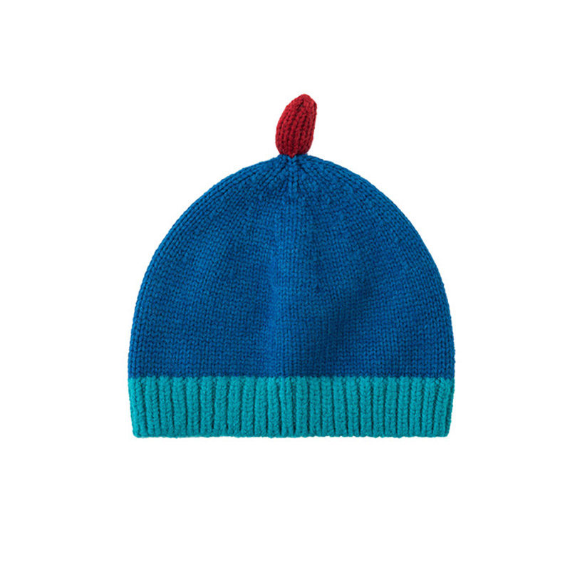 papa爬爬冬季儿童帽子男女童尖尖撞色毛线帽柔软舒适保暖,淘宝优惠券,粉丝福利购,淘宝优惠卷