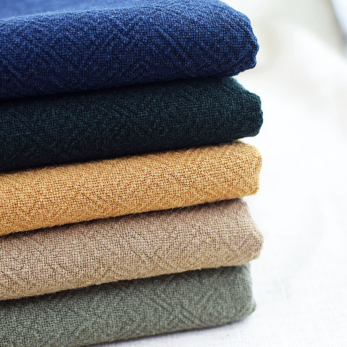 素色加厚砂洗亚麻 棉麻布料 裤子短裙包包面料 纯色亚麻透气麻布,淘宝优惠券,粉丝福利购,淘宝优惠卷