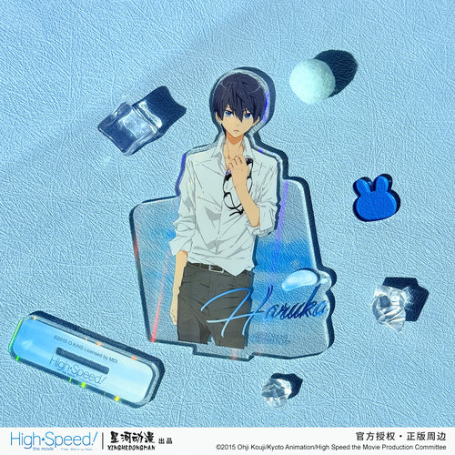 星河动漫 Free！衬衣泳镜系列七濑遥橘真琴桐岛郁弥摆件 立牌周边 - 图3