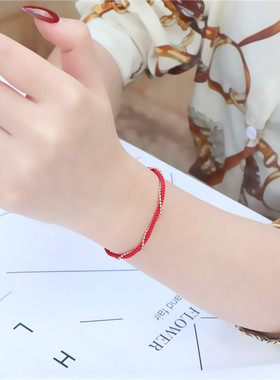 小众轻奢红绳手链女链小众设计