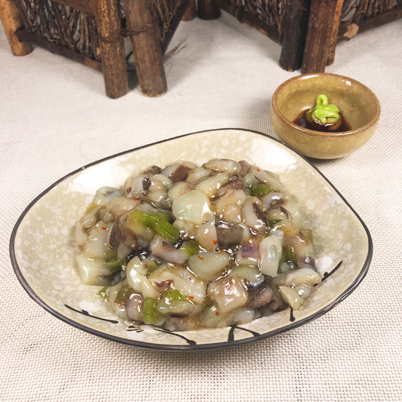 芥末章鱼寿司材料紫菜包饭食材八爪鱼日本料理海苔芥辣鱼包装100g - 图1