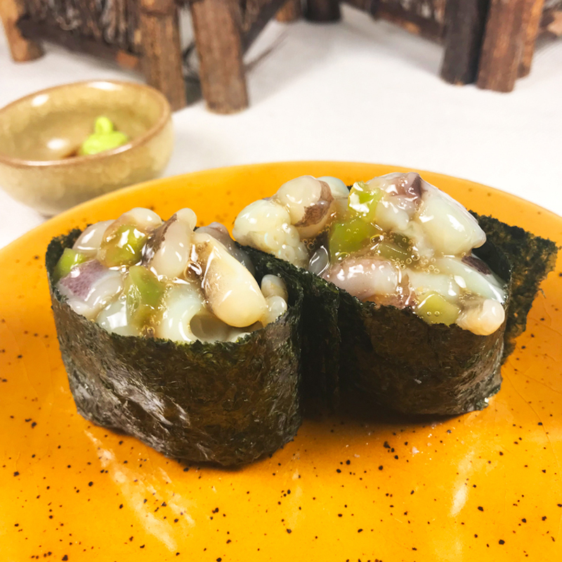 芥末章鱼寿司材料紫菜包饭食材八爪鱼日本料理海苔芥辣鱼包装100g - 图3