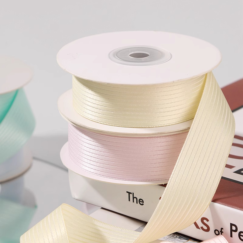 双面光亮条纹织带diy蝴蝶结发饰娃衣礼品包装丝带洛丽塔服饰辅料 - 图2