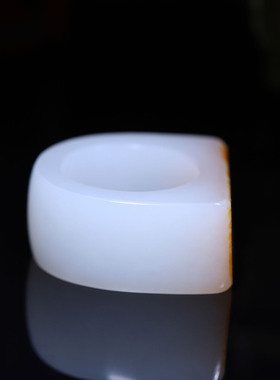 玉秀和田玉扳指定制手饰戒指