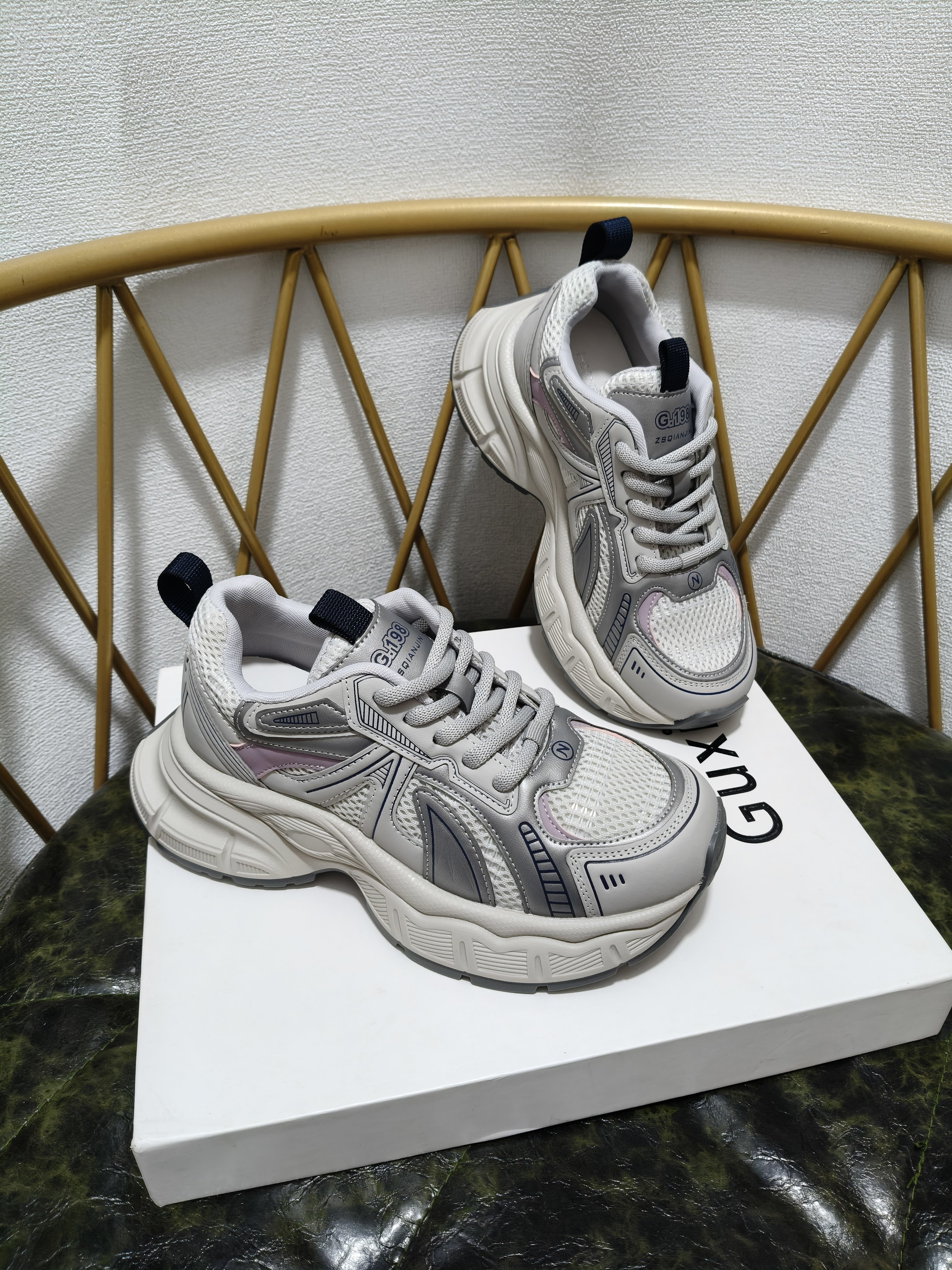 撤柜清仓厚底拼色老爹鞋女2026春季新款网面休闲运动鞋轻便跑步鞋,淘宝优惠券,粉丝福利购,淘宝优惠卷