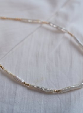 你好1983夏晓兰周也同款天然淡水珍珠项链女款高级轻奢锁骨链