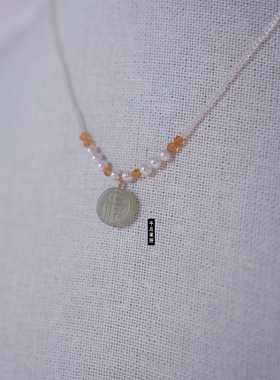 似锦姜似景甜同款项链璎珞古风配饰汉元素国风旗袍