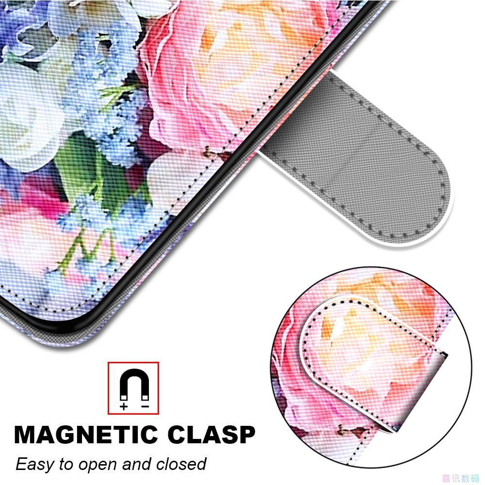 Colorful bouquet suitable for GalaxyA17/A27/A37/A57/ 5G Samsung flip phone case A16/A26/A36/A56/A35/A55 leather case anti-fall protective cover phone case