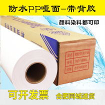 Mountain rich waterproof back rubber PP synthetic paper 160 gr PP synthetic paper Mountain rich back glue pp paper household water ink