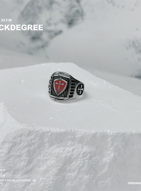 Blackdegree男女钛钢复古风戒指