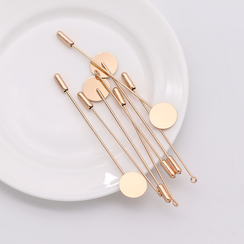 75mm保色铜胸针别针非遗缠花丝绒线绒花古风永顺diy发簪配件材料,淘宝优惠券,粉丝福利购,淘宝优惠卷