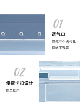 美甲工具收纳盒箱饰品多功能美甲店笔刷小工具海绵搓条钢推储物盒