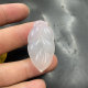Natural genuine white chalcedony agate leaf pendant green agate golden branch jade leaf pendant yellow agate leaf