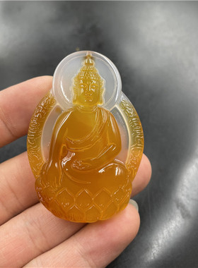 玉髓玛瑙度母观音吊坠挂件