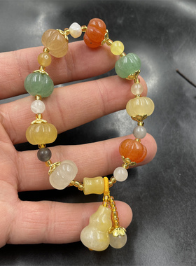 四海玉器天然玉石新疆南瓜珠瓜瓜