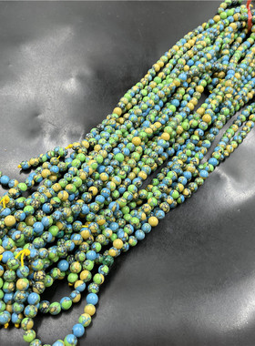 6毫米108颗仿玉仿绿松石手链