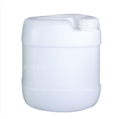 白色20升塑料桶食品级方形手提堆码包装罐蓝色加厚20kg工业化工桶 - 图3