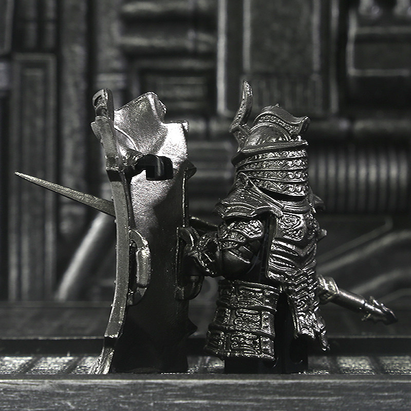 中国积木恶魔之魂高塔骑士中古守卫MOC第三方拼装积木人仔玩具男,淘宝优惠券,粉丝福利购,淘宝优惠卷