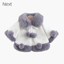 UK NEXT Womens Baby Sweater Jacket Girl Cloak Cloak Red Boy Dress Winter Ocean Gas Thickened Out