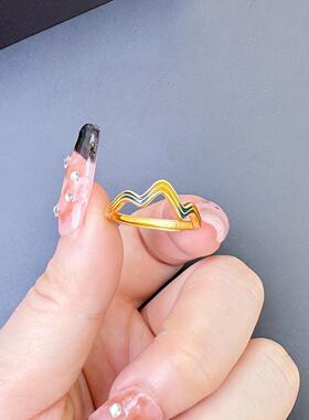 千里江山珐琅戒指小红书同款