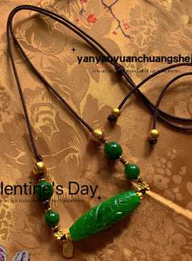 回纹气质显白中古国风项链