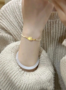 一龙蒸饺本命年龙年新款龙饺琉璃手链新中式复古手串礼物女