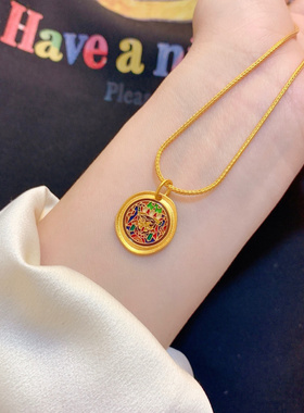 新款古法金工艺扎基拉姆手绘雕刻