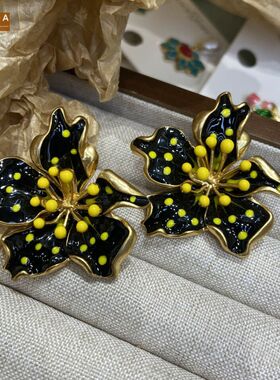 STINA复古新中式vintage红球花朵