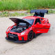 132 Nissan GTR sports car r35 God of War Simulation Metal