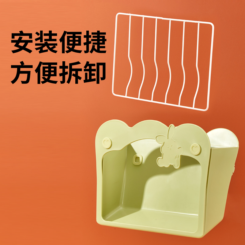 草架子兔食盆龙猫食物盆兔碗豚鼠固定食盒喂草神器二合一兔子草架,淘宝优惠券,粉丝福利购,淘宝优惠卷