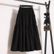 White pocket skirt for women 2025 summer midi skirt
