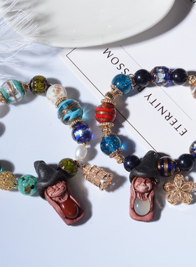 雁唐珠宝北欧精灵手链女mini符文