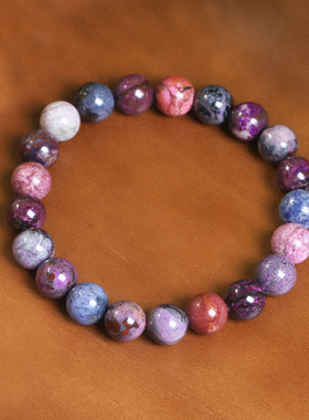 南非苏纪石苏幕水晶手链