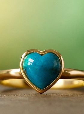 苏幕水晶女凤凰石森林风纯银戒指