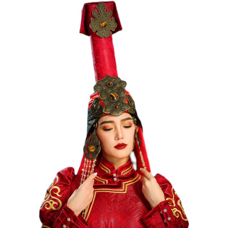 蒙古族帽子少数民族风复古造型头饰异域风情旅拍额饰婚礼新娘帽子,淘宝优惠券,粉丝福利购,淘宝优惠卷