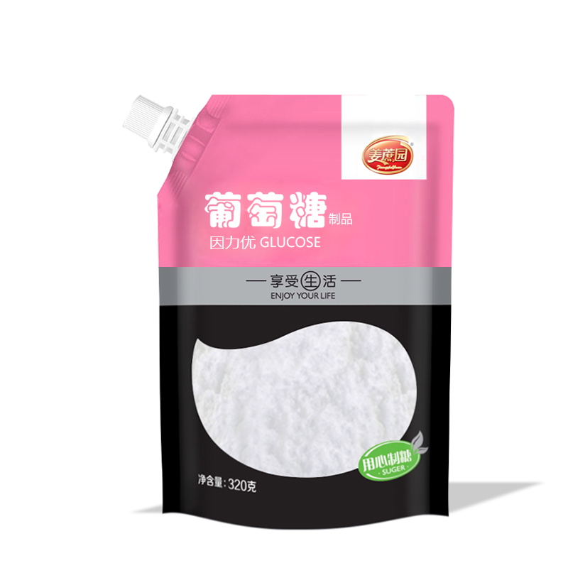 忠来食用葡萄糖粉因力优320g袋装 - 图0