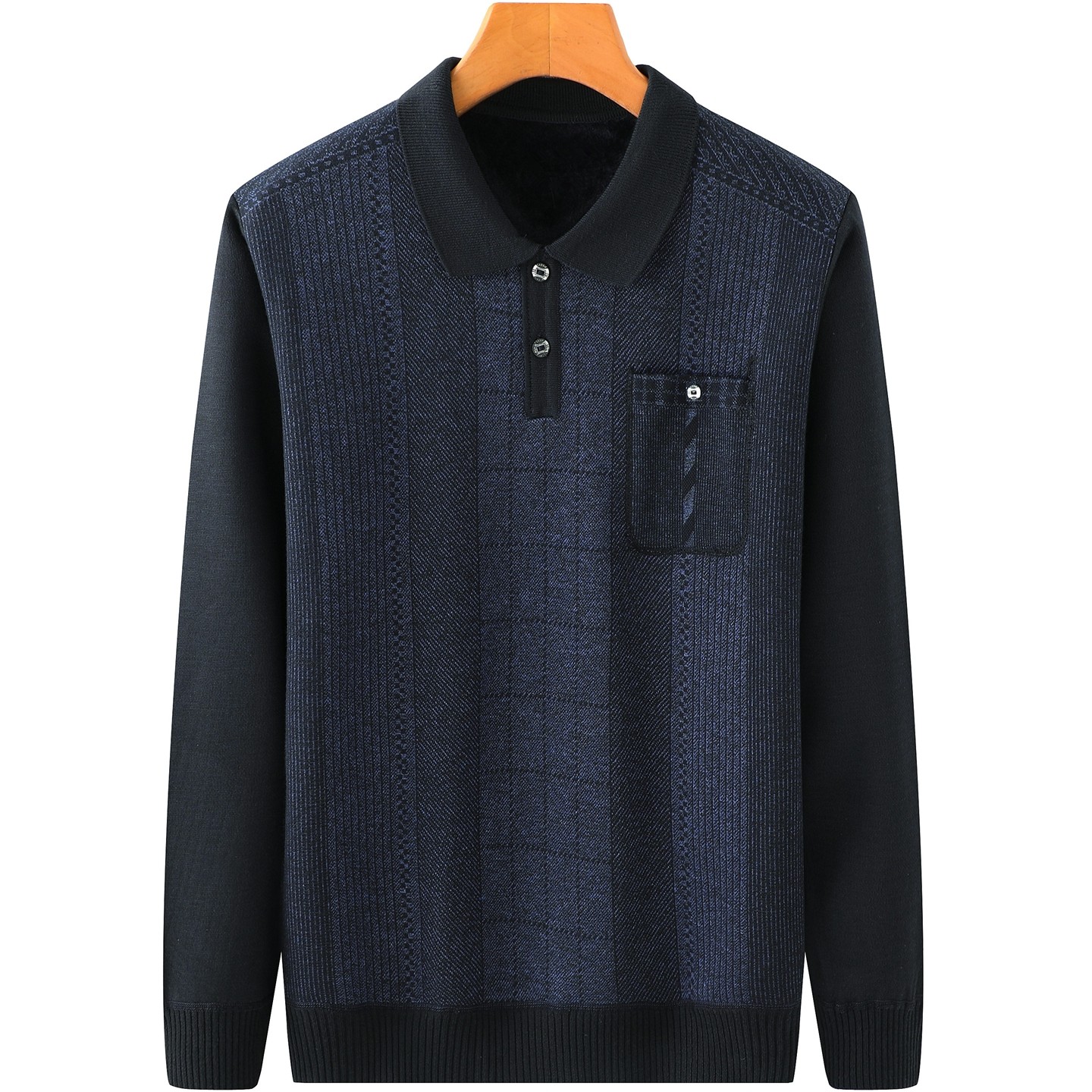 爸爸秋装上衣中年男士秋冬季男装长袖t恤中老年人加绒加厚打底衫,淘宝优惠券,粉丝福利购,淘宝优惠卷