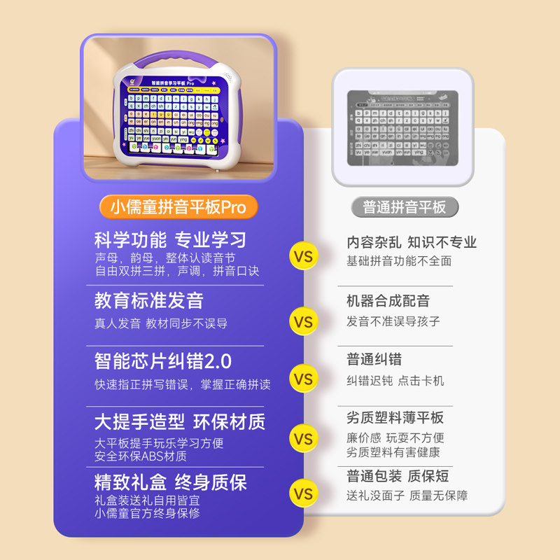一年级拼音学习神器机拼读卡片训练声母韵母挂图表儿童点读发声书
